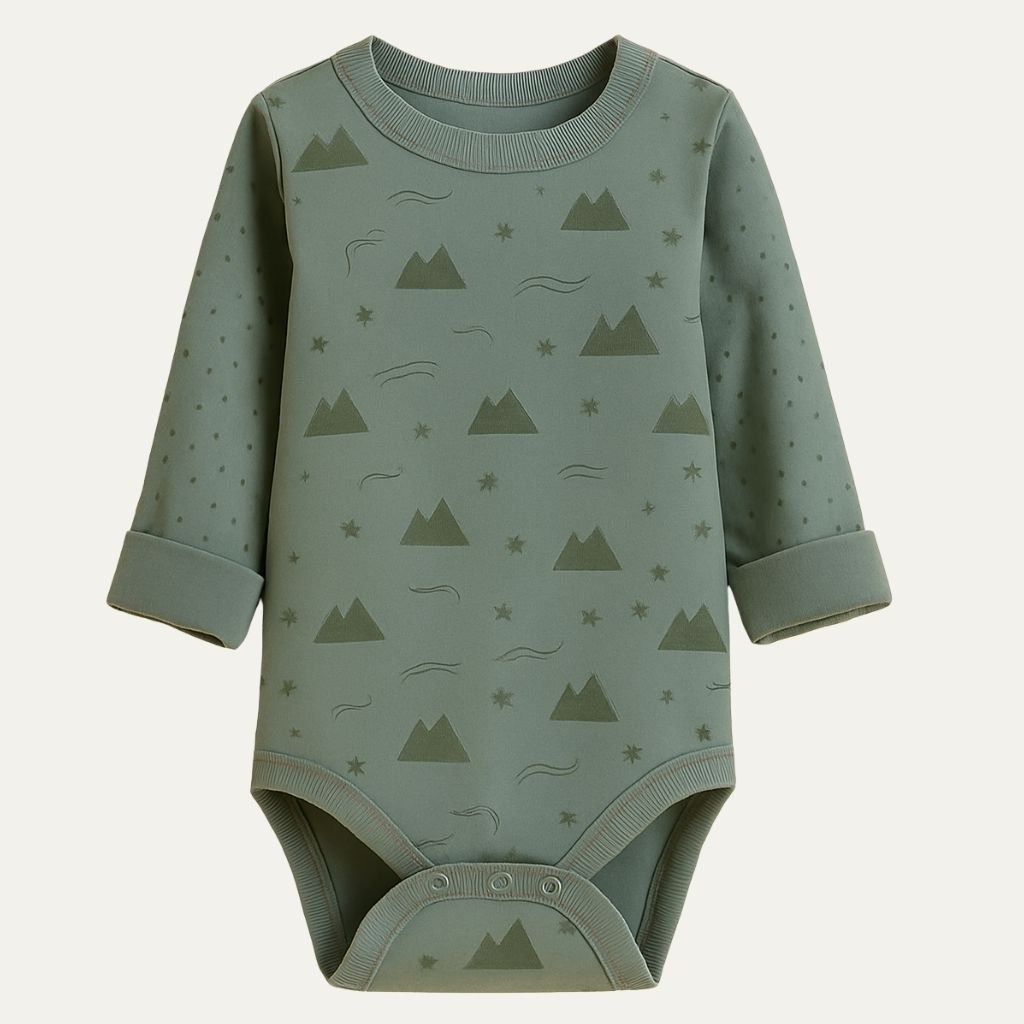 Baby body | Voks - med - mig | Grøn - Vores Dreng
