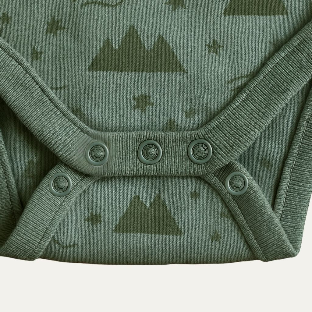 Baby body | Voks - med - mig | Grøn - Vores Dreng