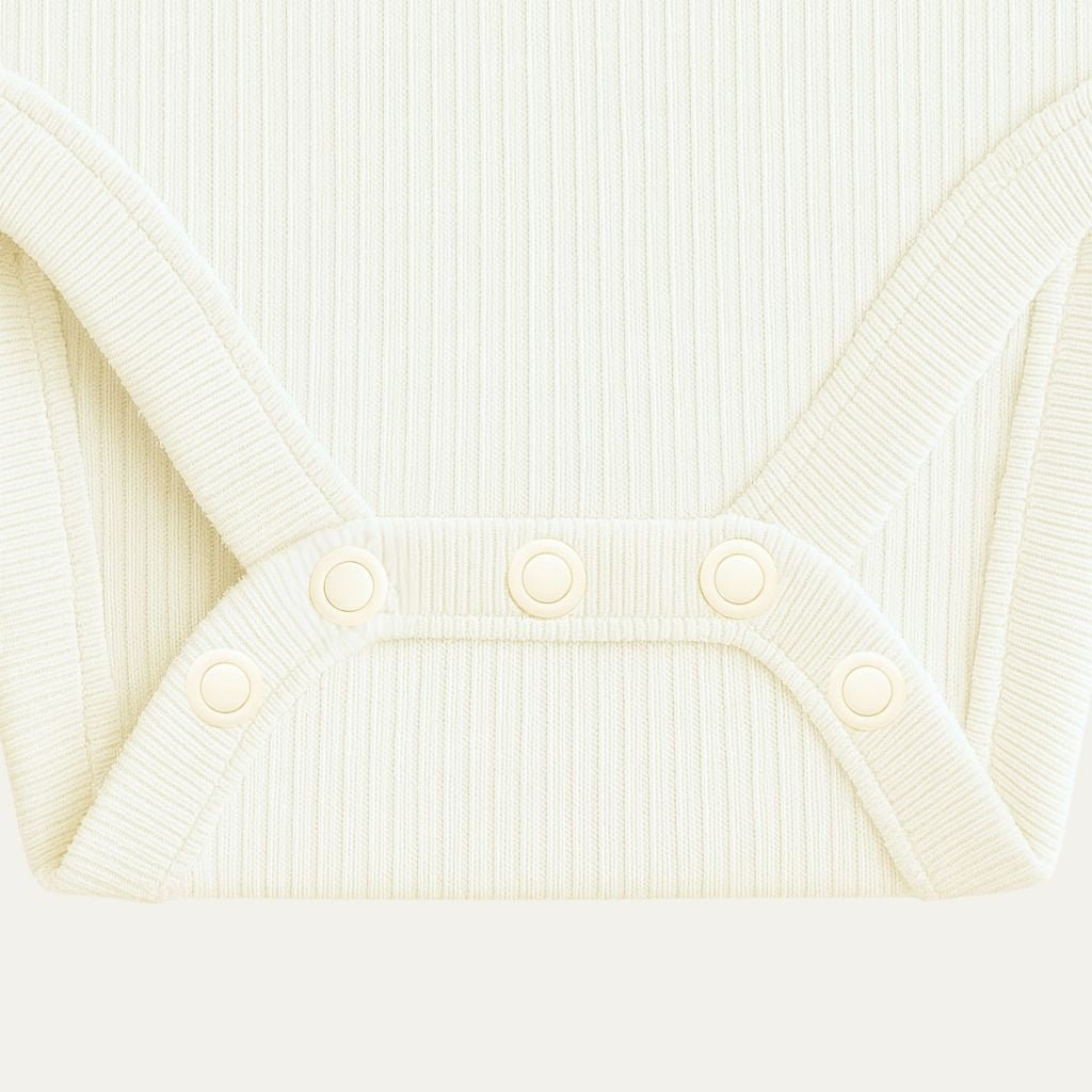 Baby body | Voks - med - mig | Hvid - Vores Dreng