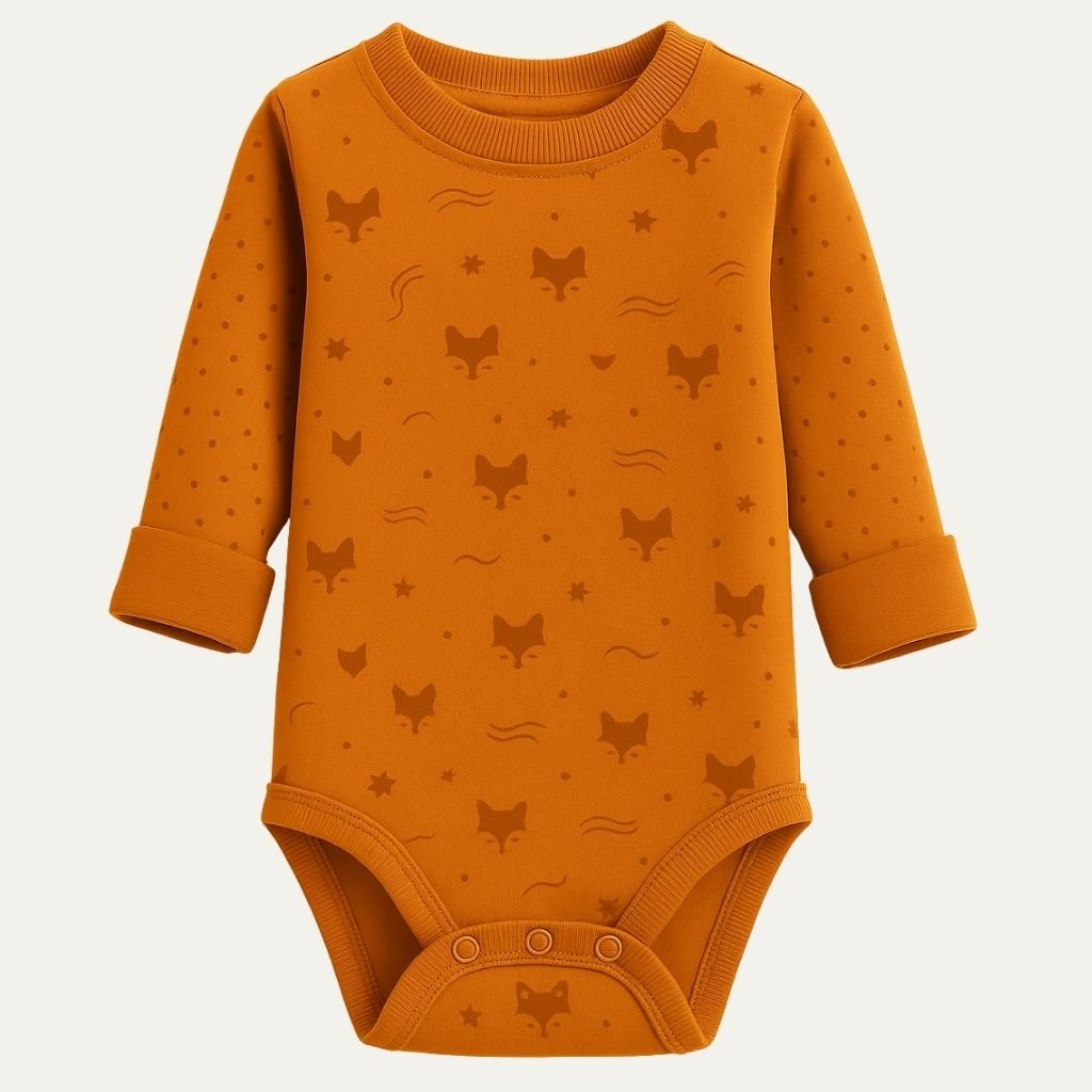 Baby body | Voks - med - mig | Orange - Vores Dreng
