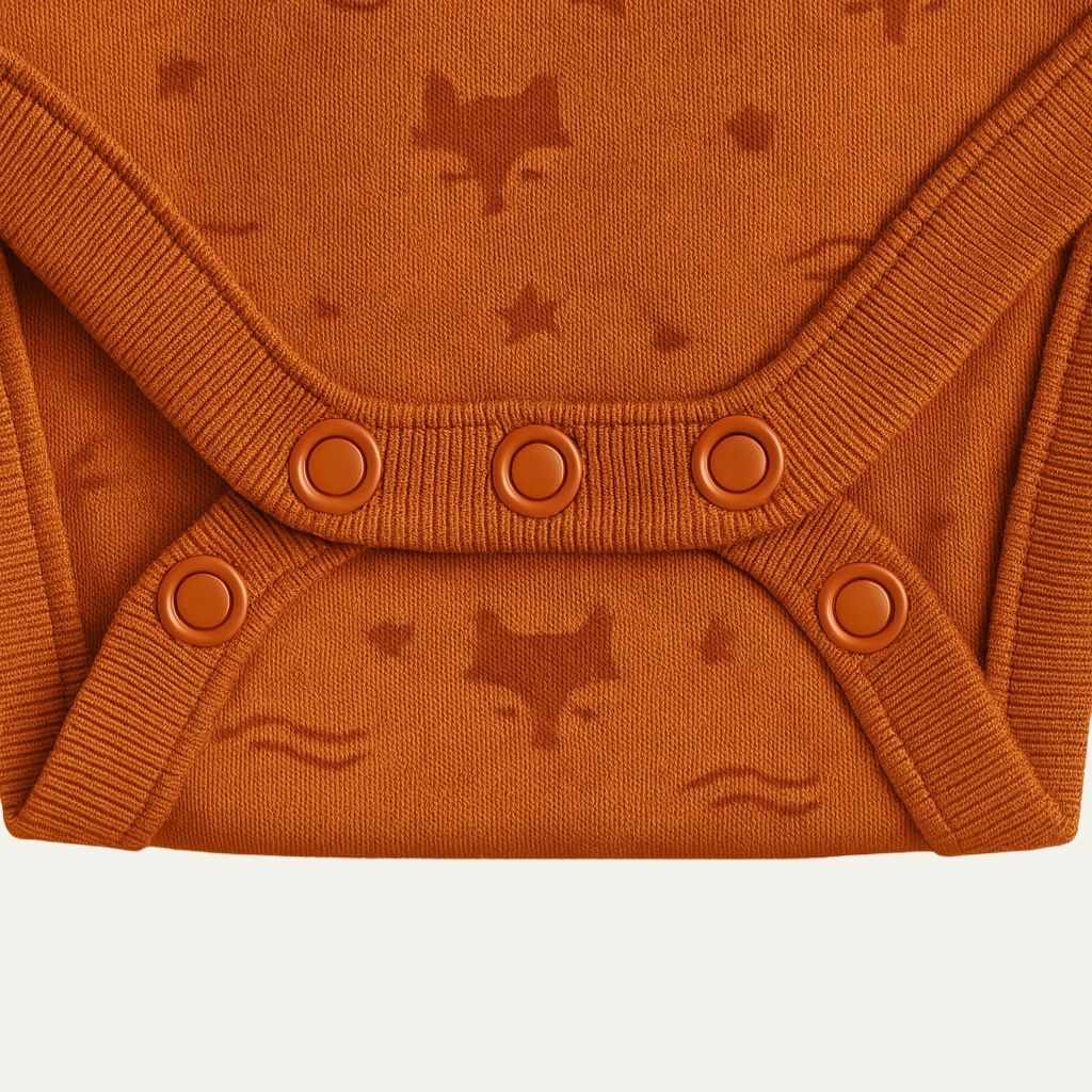 Baby body | Voks - med - mig | Orange - Vores Dreng