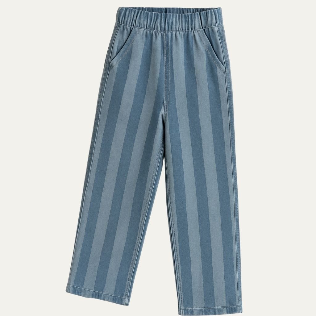 Jeans | Voks - med - mig | Blå stribet - Vores Dreng