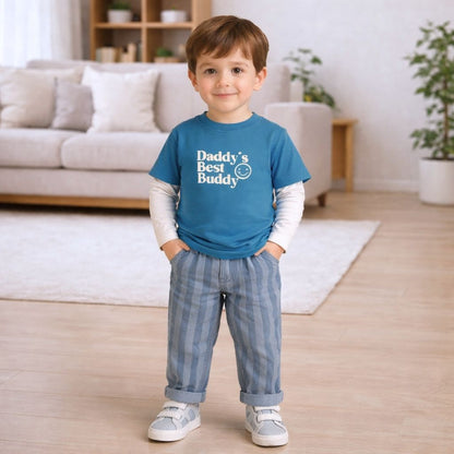 Jeans | Voks - med - mig | Blå stribet - Vores Dreng