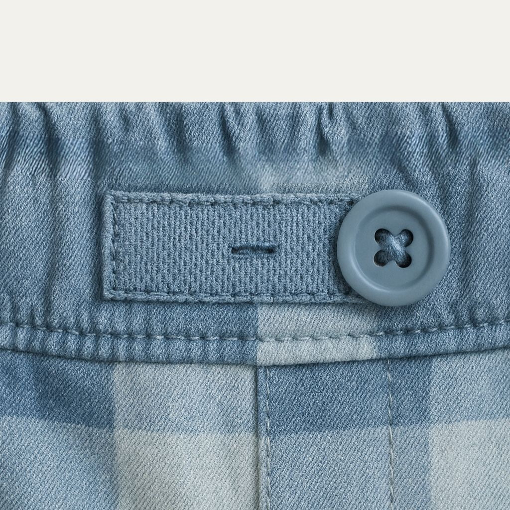 Jeans | Voks - med - mig | Blå tern - Vores Dreng